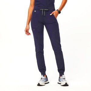 Zamora fig jogger scrub navy pants XS NWT